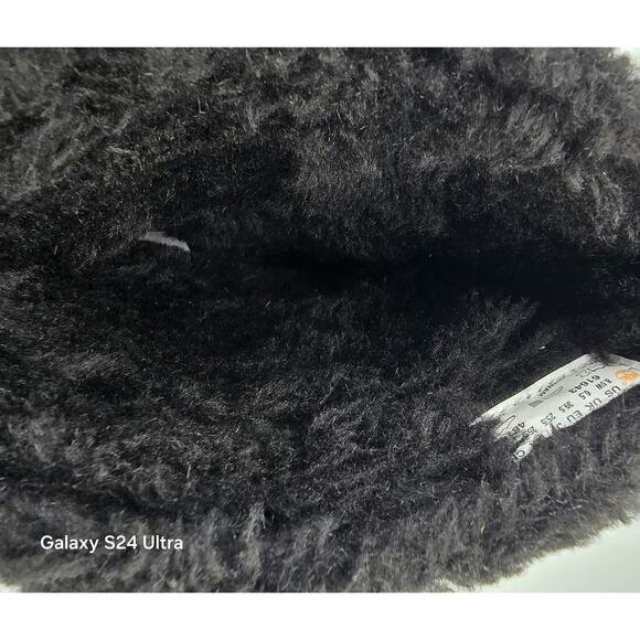 Timberland Mukluk Pullon Fur Boots Black Suede Winter Bootie Women's 8.5W - Picture 9 of 9